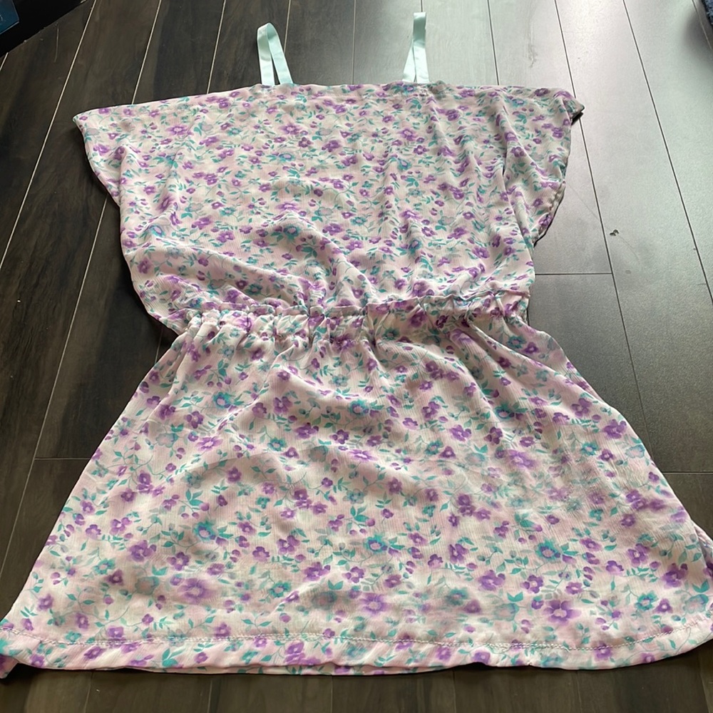 Homemade floral dress